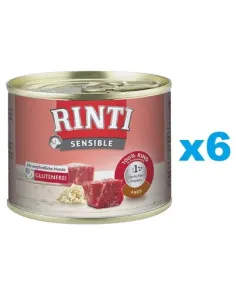 RINTI Sensible hovězí s rýží 6x185 g