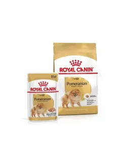 ROYAL CANIN Pomeranian Adult 3 kg + kapsičky Pomeranian Adult 12x85g