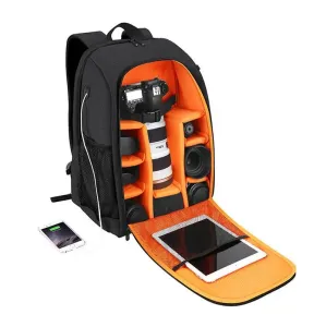 PULUZ Camera Bag batoh na fotoaparát a příslušenství, černý (PU5011B)