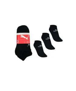 Puma 3001 Basic Sneaker A'3 3-pack Kotníkové ponožky, 35-38, černá