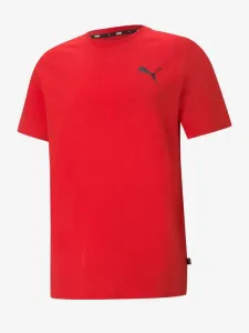 Puma ESS Small Logo Triko Červená