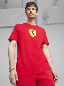 Puma Ferrari Race Big Shld T Clrd Triko Červená