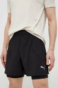 Běžecké šortky Puma černá barva