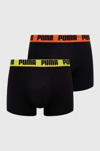 Boxerky Puma 2-pack pánské, černá barva #5318752