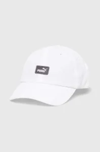 Bavlněná baseballová čepice Puma bílá barva, s aplikací