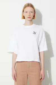 Bavlněné tričko Puma bílá barva #5969027
