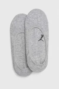Ponožky Puma 2-pack dámské, šedá barva #5553468