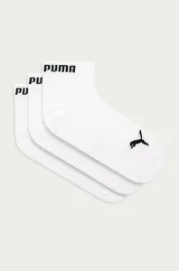 Puma 906978 Quarter A'3 Kotníkové ponožky, 35-38, bílá