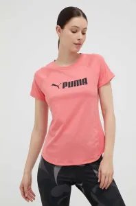 Tréninkové tričko Puma Fit Logo růžová barva