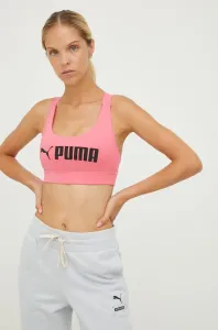 Sportovní podprsenka Puma Fit růžová barva #6178504