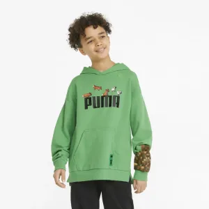 Puma Puma x Minecraft Mikina dětská Zelená