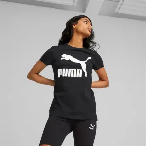 Puma Classics Logo Triko Černá