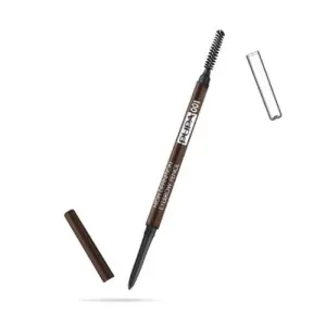 PUPA Milano Automatická tužka na obočí s hřebínkem (High Definition Eyebrow Pencil) 0,9 g 004 Extra Dark