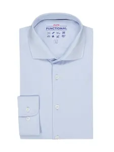 Nadměrná velikost: Pure, Strečová košile z funkční řady s extra dlouhým rukávem Světle Modrá