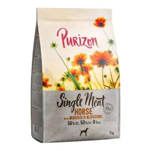 Purizon - bez obilovin granule, 1 kg za skvělou cenu!  - Single Meat Adult koňské maso s batáty - bezobilné