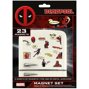 Marvel - Deadpool Comics - magnety 23ks
