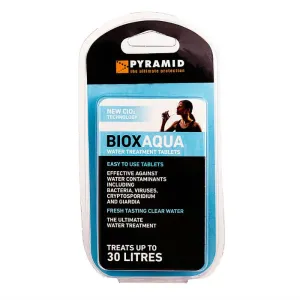 Tablety pro úpravu vody PYRAMID Biox Aqua Tabs - 30 ks