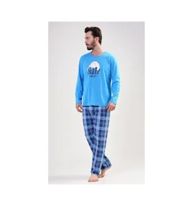 Modré pánské pyžamo Sleep well #5959025