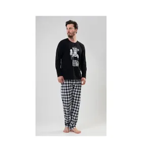 Trendy černé pánské pyžamo Opica #5959021