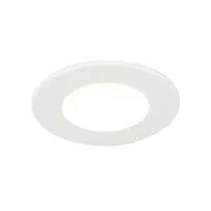 Moderní bodová bílá 8,3 cm včetně LED IP65 - Blanca