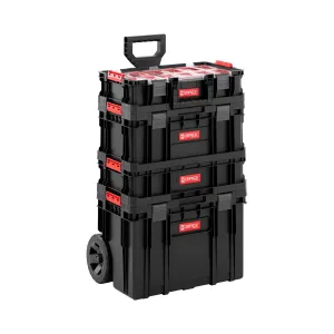 6 v 1 vozík na nářadí včetně kufříku, boxu a organizéru - Kufry a boxy na nářadí Qbrick System