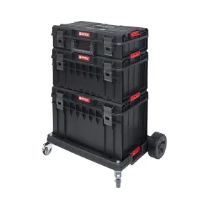 Kufr na nářadí – System One Basic – 3 kufry – 1 přepravní vozík - Kufry a boxy na nářadí Qbrick System