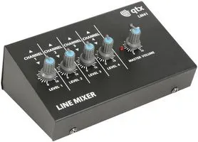 Qtx Lm41 4 Mono Channel Line Mixer