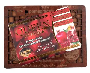 Queen Pafion Tradiční Aleppské mýdlo s olejem z granátového jablka 150 g