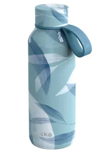 QUOKKA - Nerezová láhev / termoska s poutkem BLUE WIND, 510ml, 40182