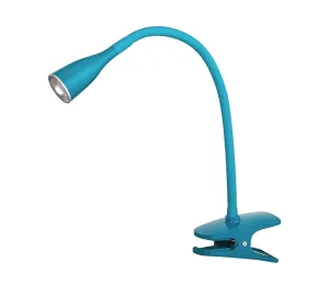 Rabalux Rabalux 4195 - LED Stolní lampa s klipem JEFF 1xLED/4,5W/230V modrá