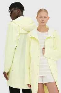 Nepromokavá bunda Rains 12020 Long Jacket žlutá barva, přechodná, 12020.39-39Straw #5889674