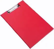Rapesco Vfdcb0R3 Foldover Clipboard (Red)