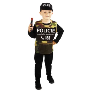 RAPPA - Dětský kostým Policie (S) e-obal