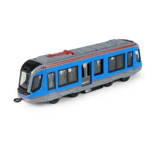 RAPPA - Kovová tramvaj modrá 20 cm