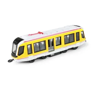 RAPPA - Kovová tramvaj žlutá 20 cm