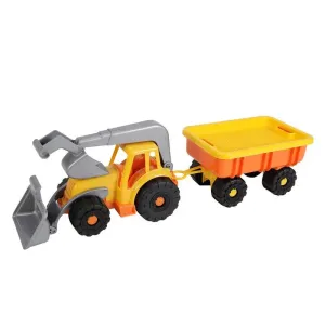 ANDRONI - Traktorový nakladač s vlekem Power Worker - délka 58 cm oranžový