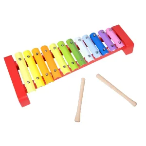 RAPPA - Dětský dřevěný xylofón 12 tónů