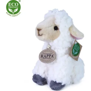RAPPA - Plyšové ovce sedící 16 cm ECO-FRIENDLY