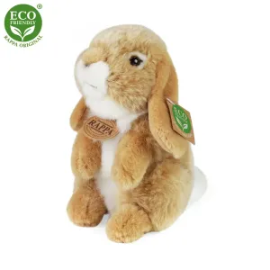 RAPPA - Plyšový králík béžový stojící 18 cm ECO-FRIENDLY