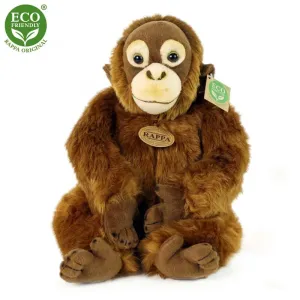 RAPPA Plyšová opice orangutan 27 cm, Eco-Friendly
