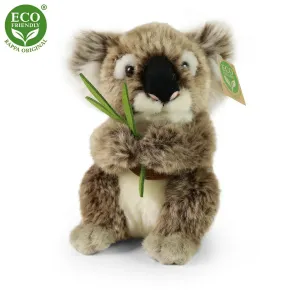 RAPPA - Plyšový medvídek koala sedící 15 cm ECO-FRIENDLY