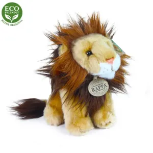 Rappa plyšový lev sedící, 18 cm, ECO-FRIENDLY