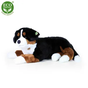 RAPPA - Velký plyšový pes bernský salašnický ležící 89 cm ECO-FRIENDLY