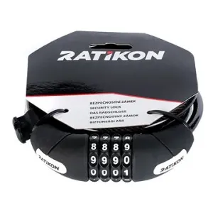 Ratikon CODE spirálový kódový 180cm/8mm, černý