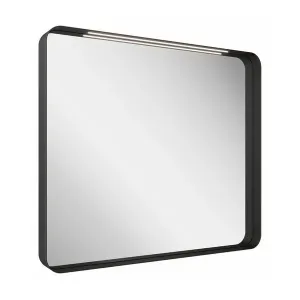 Ravak zrcadlo STRIP I 500x700 černé s osvětlením X000001569