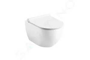 RAVAK Chrome WC závěsné Uni, RimOff, bílá X01535