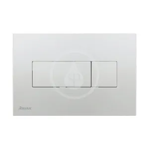 RAVAK UNI Ovládací tlačítko pro WC, satin X01456