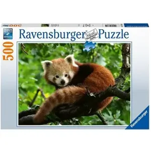 Ravensburger Puzzle 173815 Panda Červená 500 Dílků