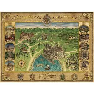 Harry Potter: Mapa Bradavic 1500 dílků - Harry Potter (16599)