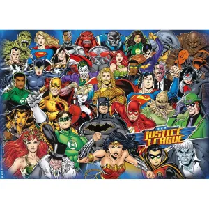 Ravensburger Puzzle 168842 Challenge Puzzle Marvel Liga spravedlnosti 1000 dílků